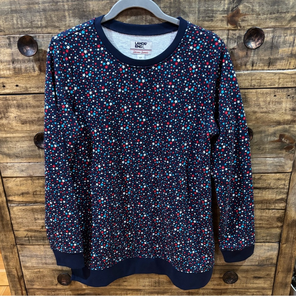 Lands'‎ End Serious Sweats Crewneck Sweatshirt